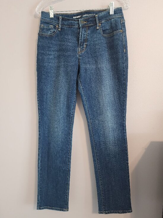 Old Navy Denim - 2/$25 Old Navy Curvy Profile Mid Rise Blue Jeans Size 4 Short